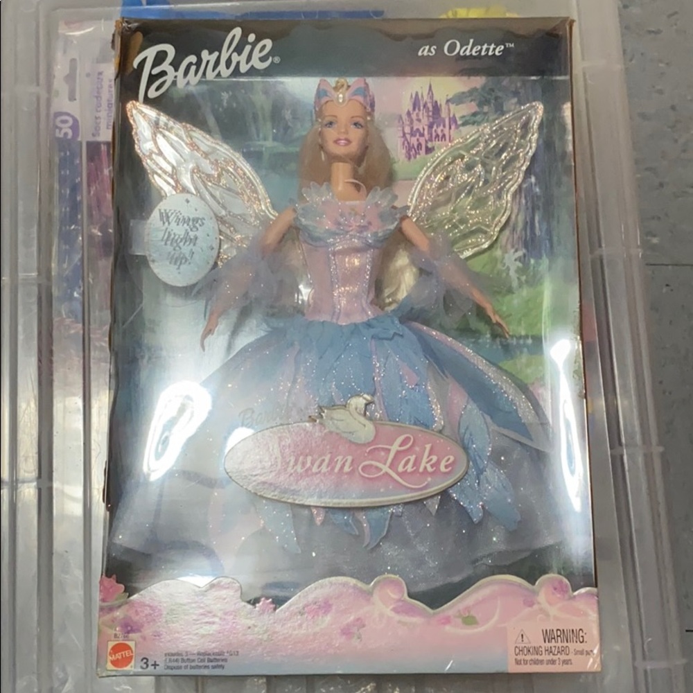 Barbie Doll Odette Swan Lake Wings Light Up 2003